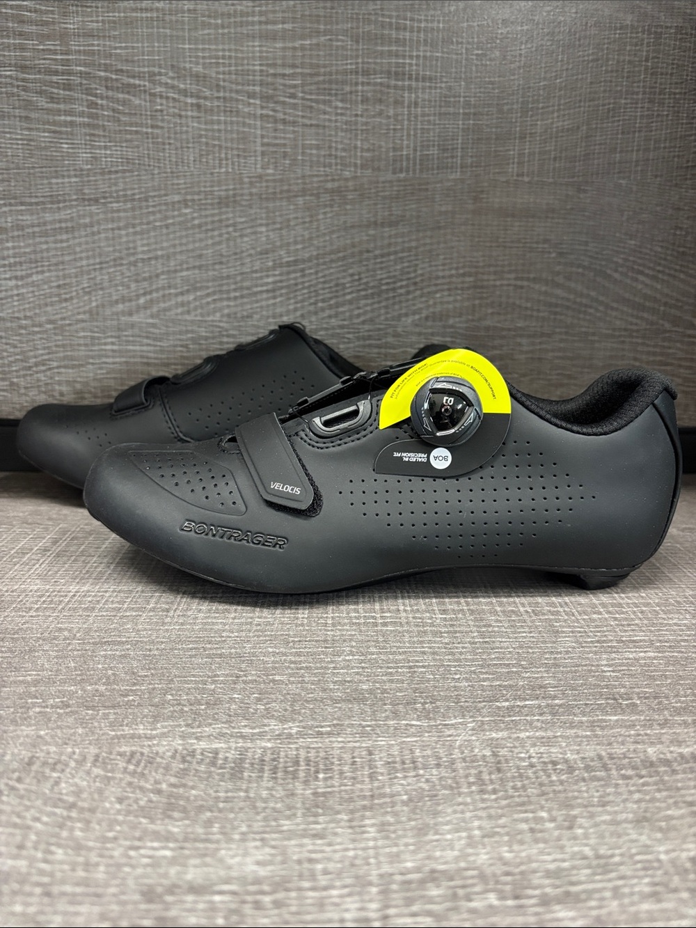 Men's Bontrager Wide Velocis Road Cycling Shoes (Black) - Size 6
